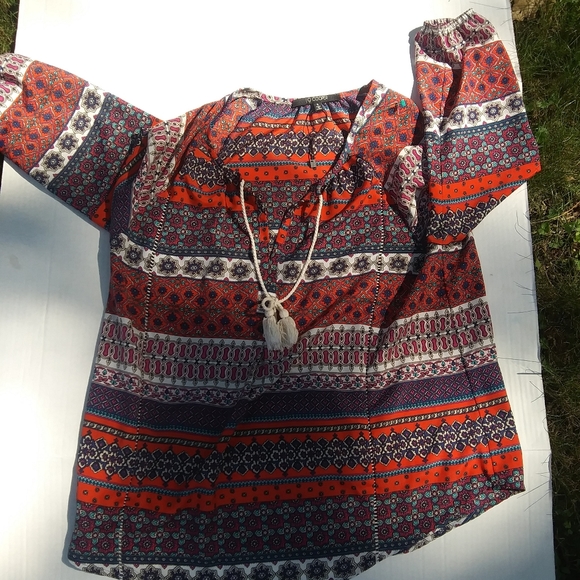 19 cooper boho blouse with tassels - Picture 7 of 8